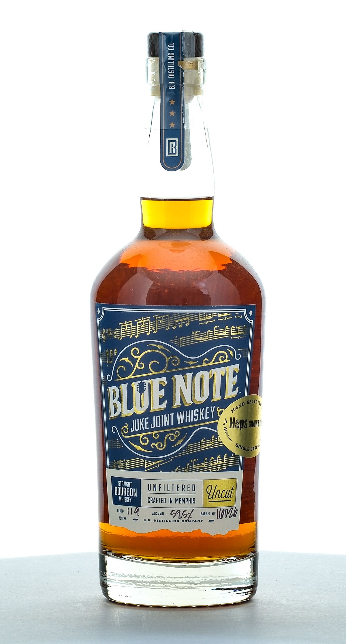 Blue Note Juke Joint Whiskey Single Barrel Select Straight Bourbon
