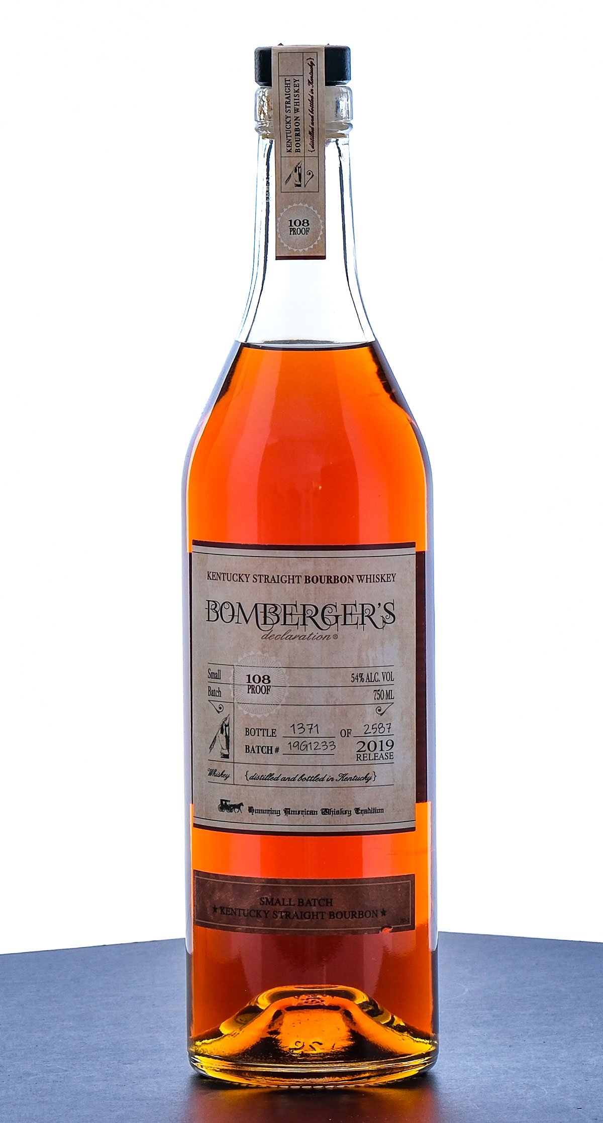 Bomberger's Declaration Small Batch Bourbon 2019