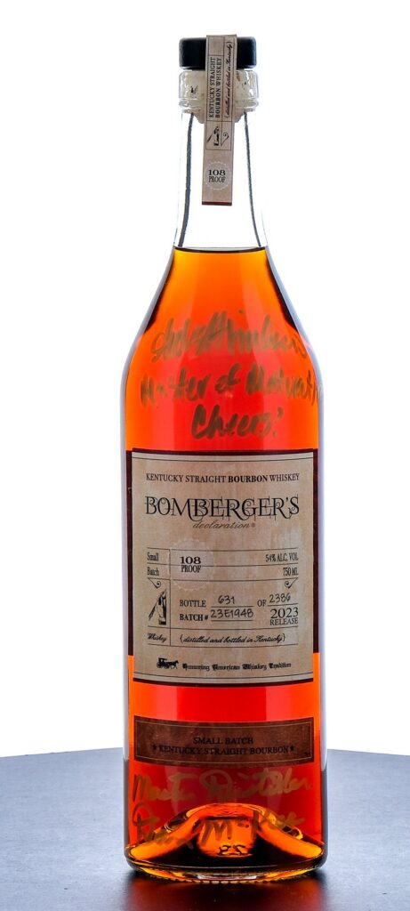 Bomberger's Declaration Small Batch Bourbon 2023