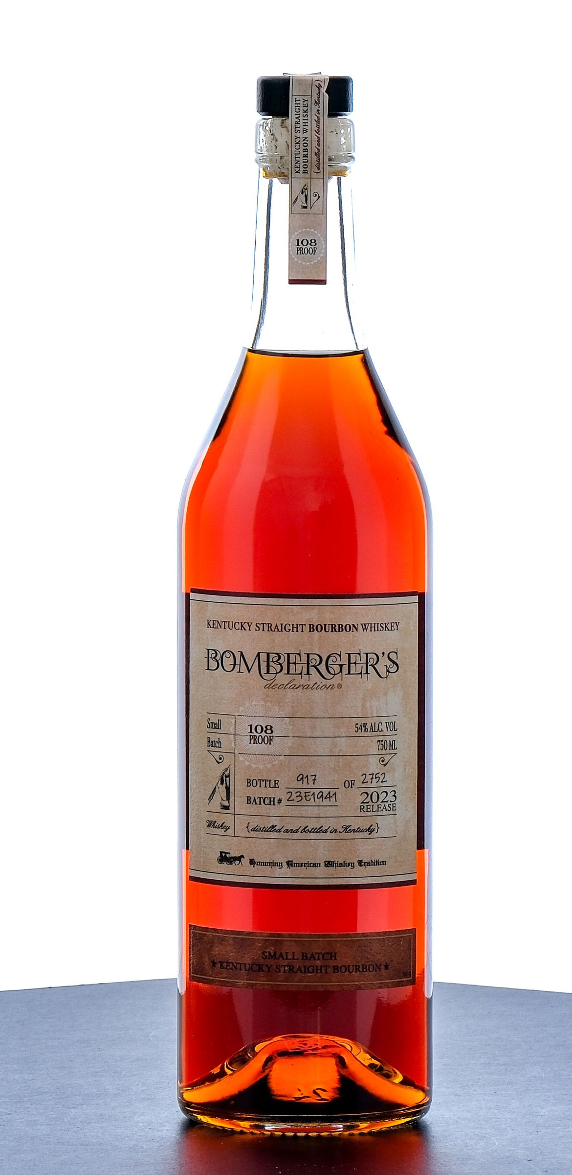 Bomberger's Declaration Small Batch Bourbon 2023