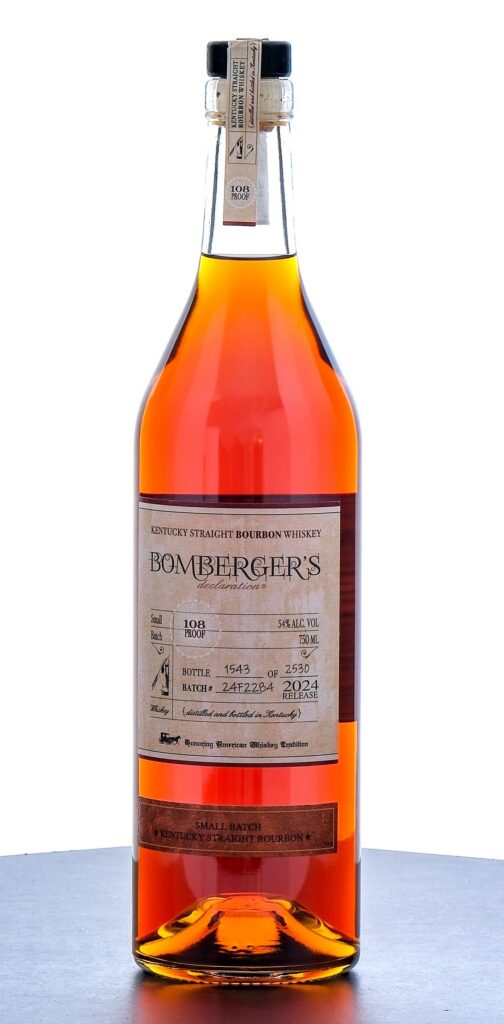 Bomberger's "Declaration" Small Batch Bourbon 2024