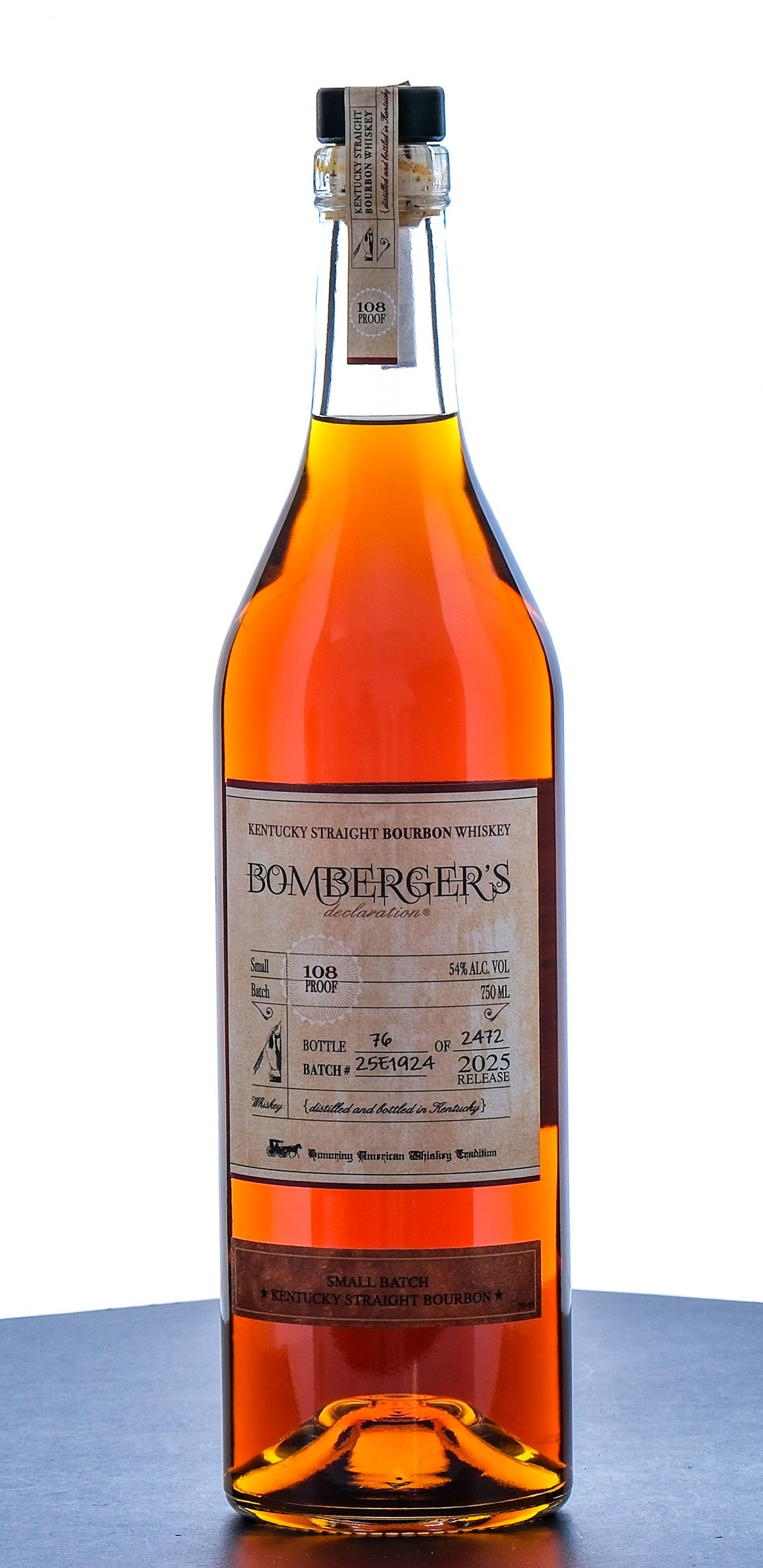 Bomberger's Declaration Small Batch Kentucky Straight Bourbon 2025