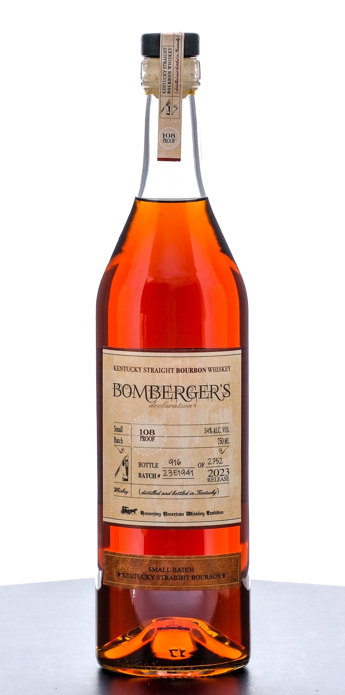 Bomberger's Declaration Small Batch Kentucky Straight Bourbon Whiskey 2023