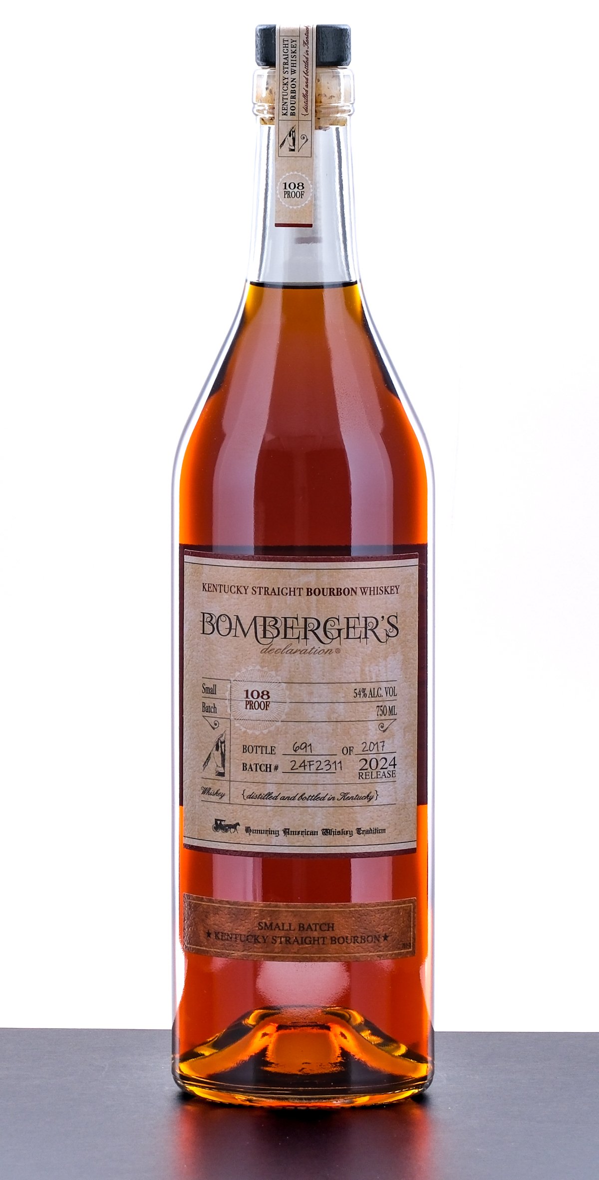 Bomberger's Declaration Small Batch Kentucky Straight Bourbon Whiskey 2024