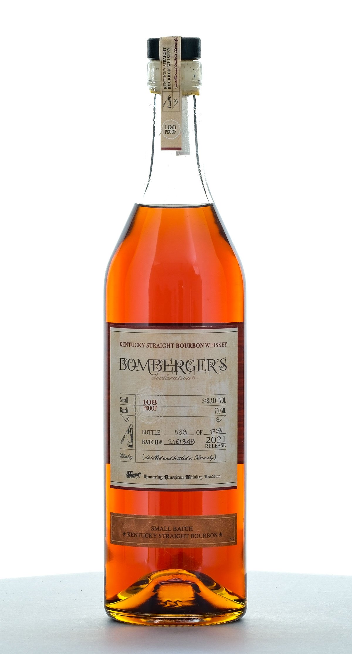 Bomberger's Declaration Small Batch Straight Bourbon 2021