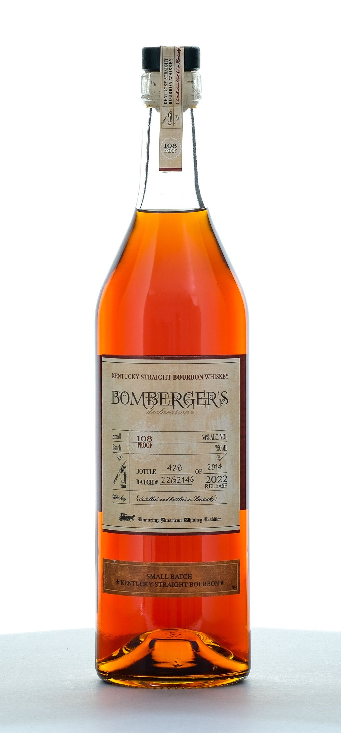 Bomberger's Declaration Small Batch Straight Bourbon 2022