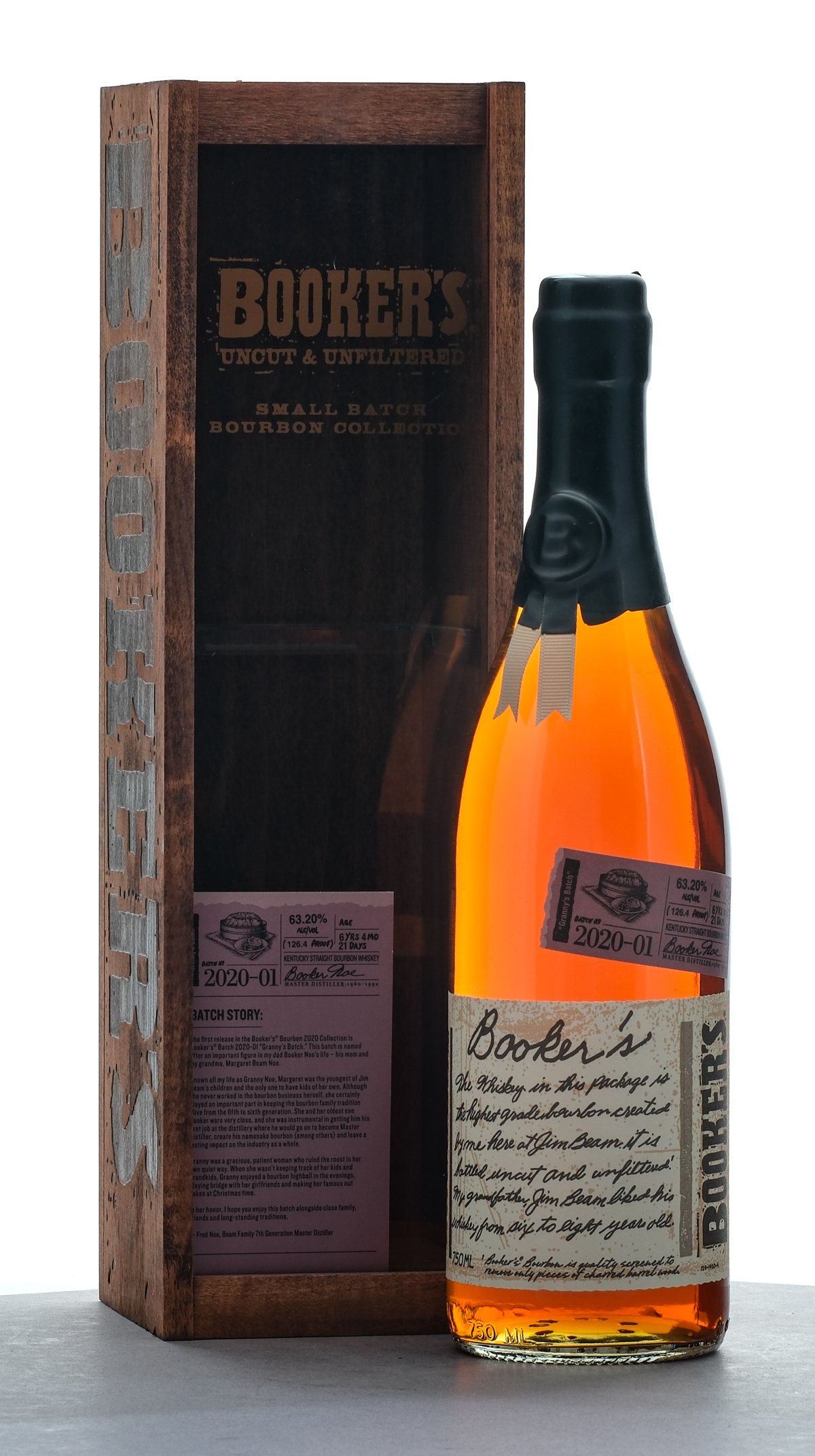 Booker's Granny's Batch Straight Bourbon Batch # 2020-01