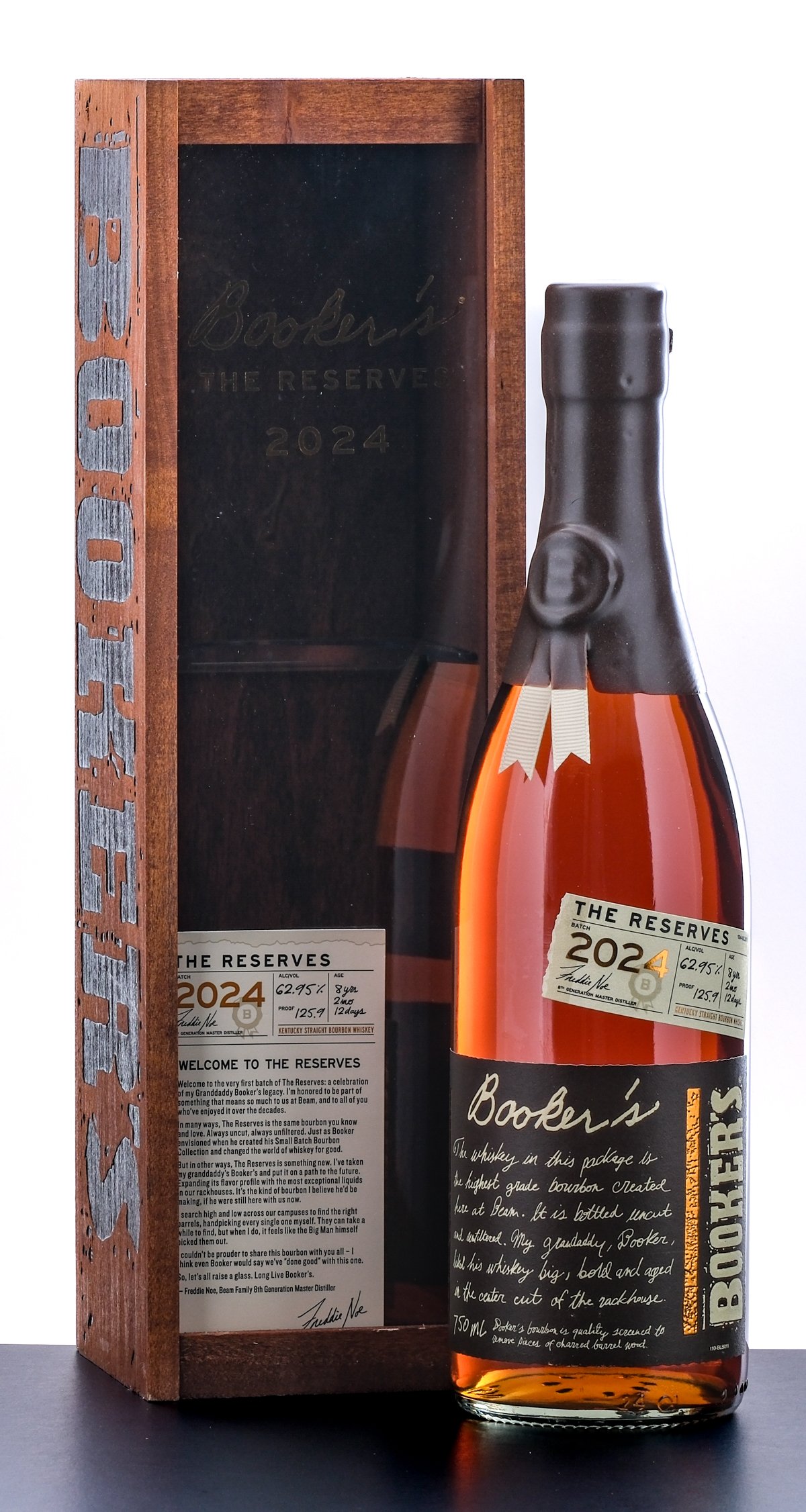 Bookers Bourbon 'The Reserves' Straight Bourbon Whiskey 2024