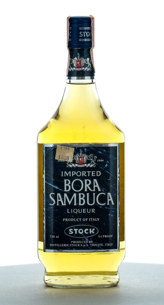Bora Samubca Italian Liqueur Vintage Bottle