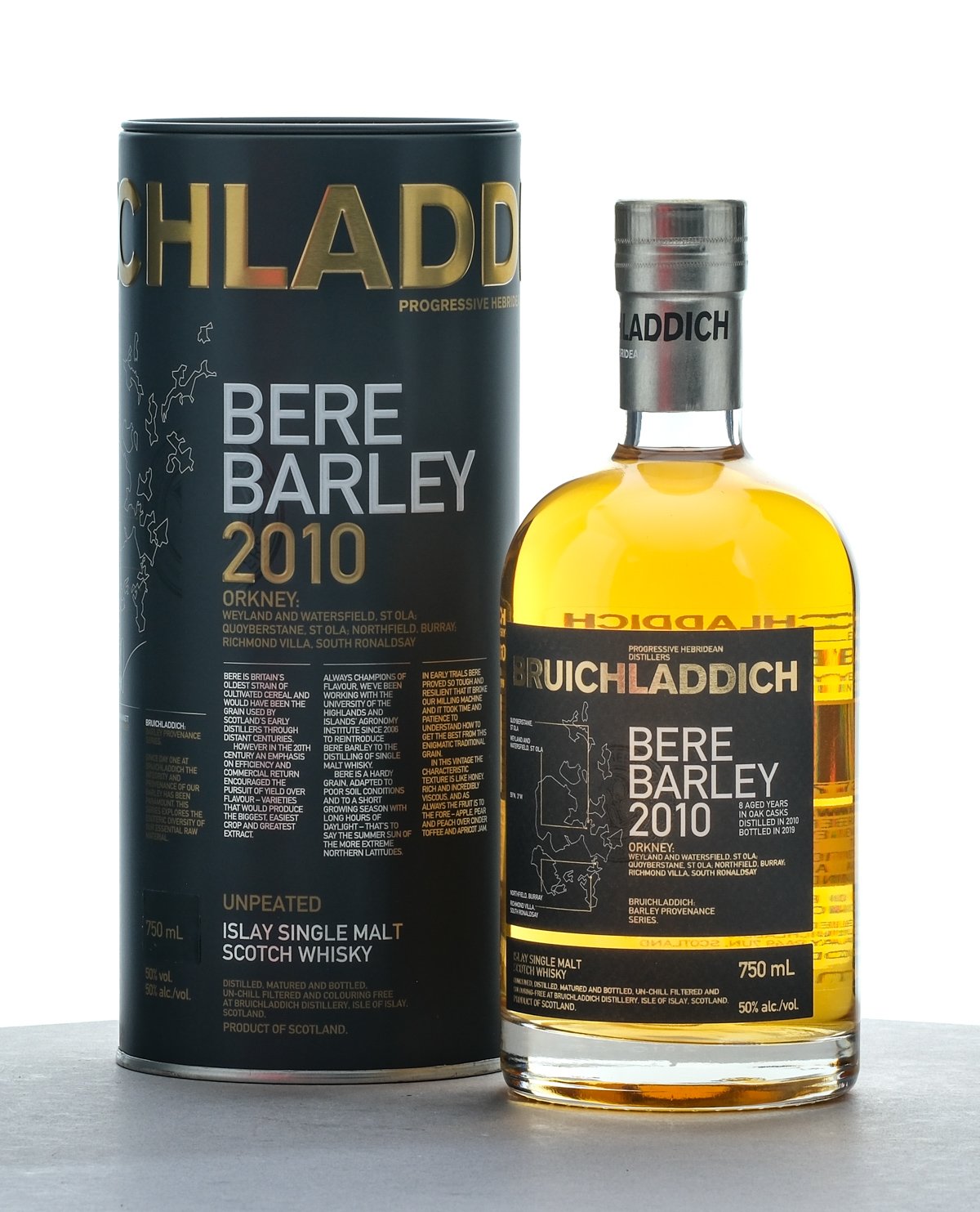 Bruichladdich Bere Barley 2010 Islay Single Malt Scotch