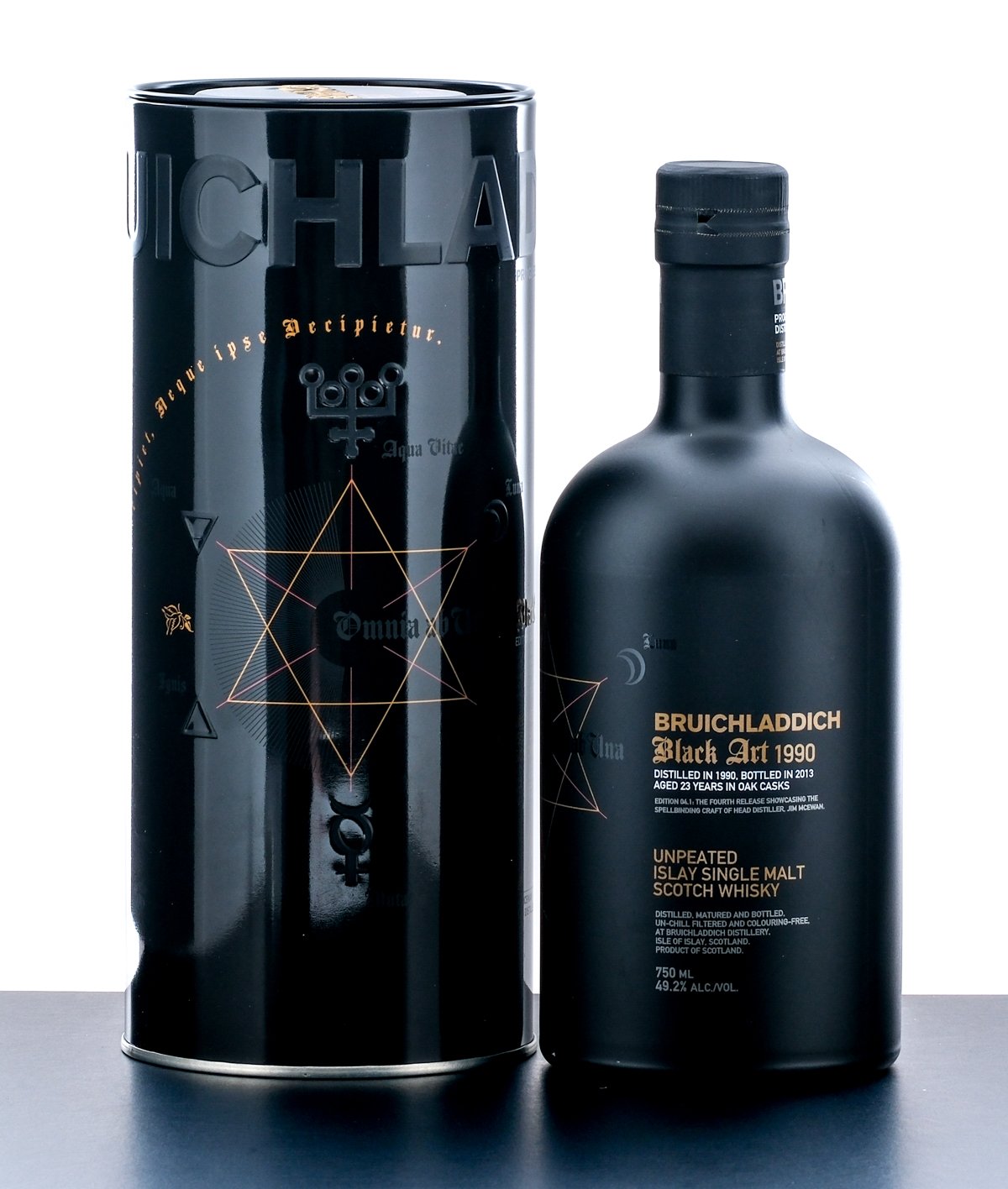 Bruichladdich Black Art 1990 04.1 Edition Aged 23 years Unpeated Islay Single Malt Scotch Whisky