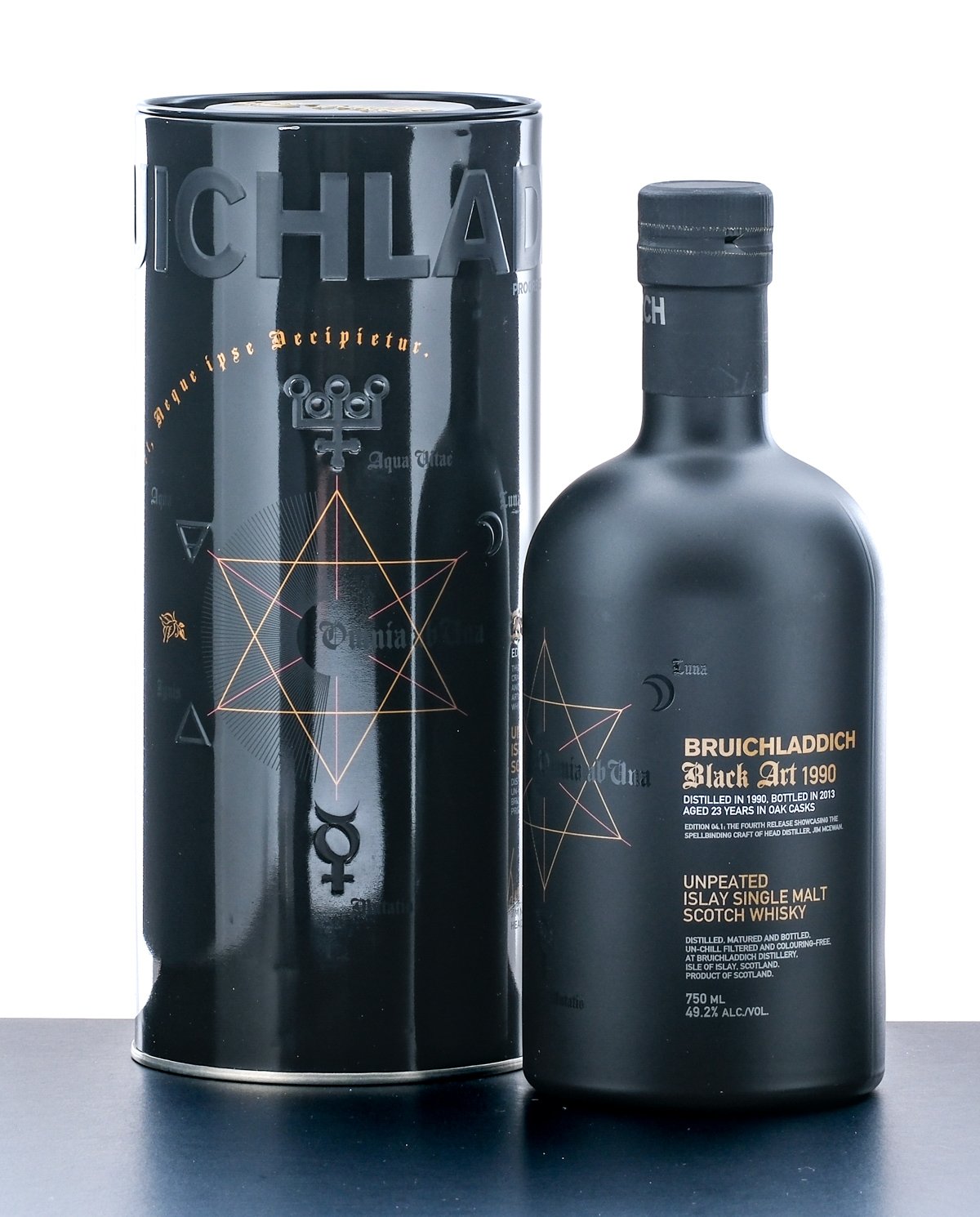 Bruichladdich Black Art 1990 04.1 Edition Aged 23 years Unpeated Islay Single Malt Scotch Whisky