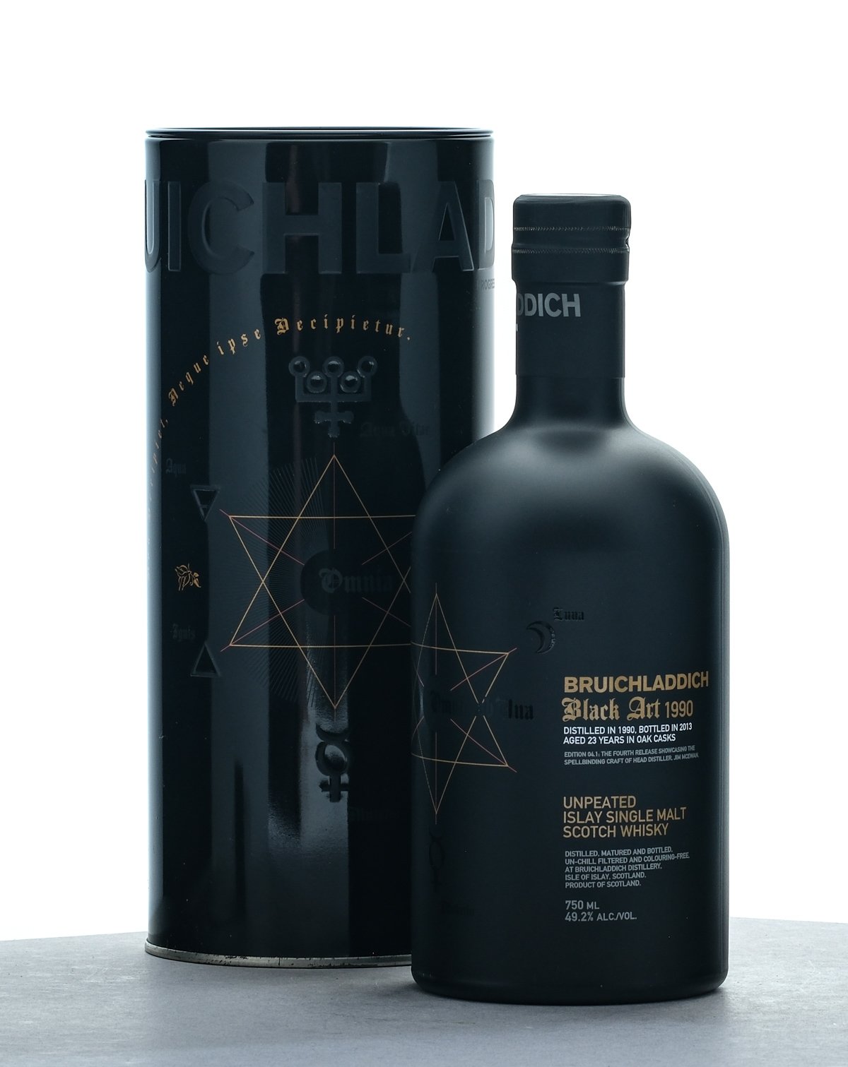 Bruichladdich Black Art 1990 Edition 04.1 23 Year Unpeated Islay Single Malt Scotch 2013