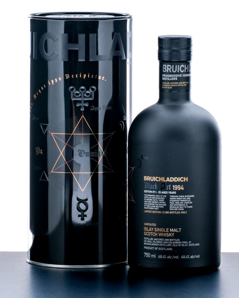 Bruichladdich Black Art 1994 07.1 Edition Aged 25 years Unpeated Islay Single Malt Scotch Whisky