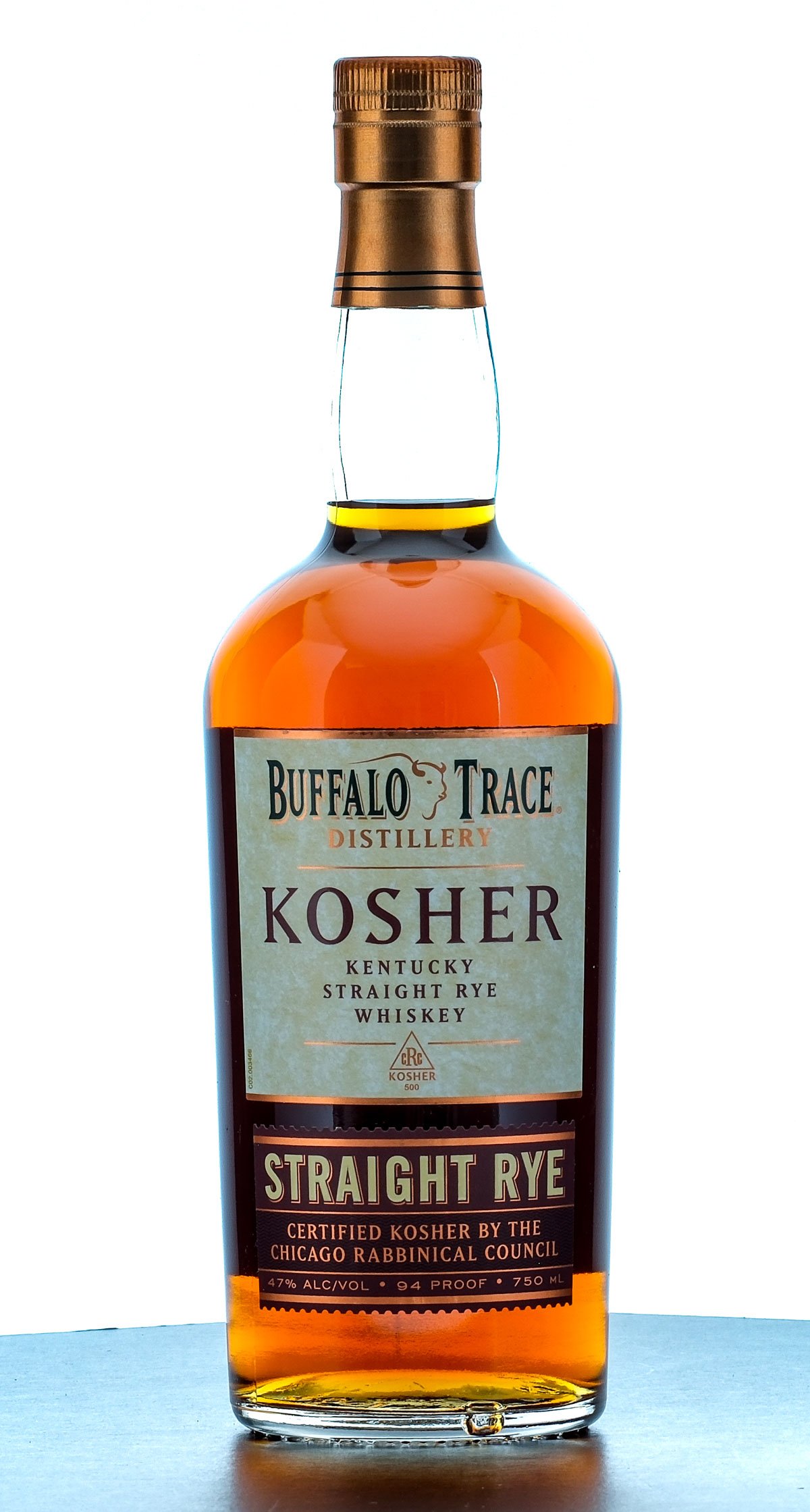 Buffalo Trace Kosher Straight Rye Whiskey 2024