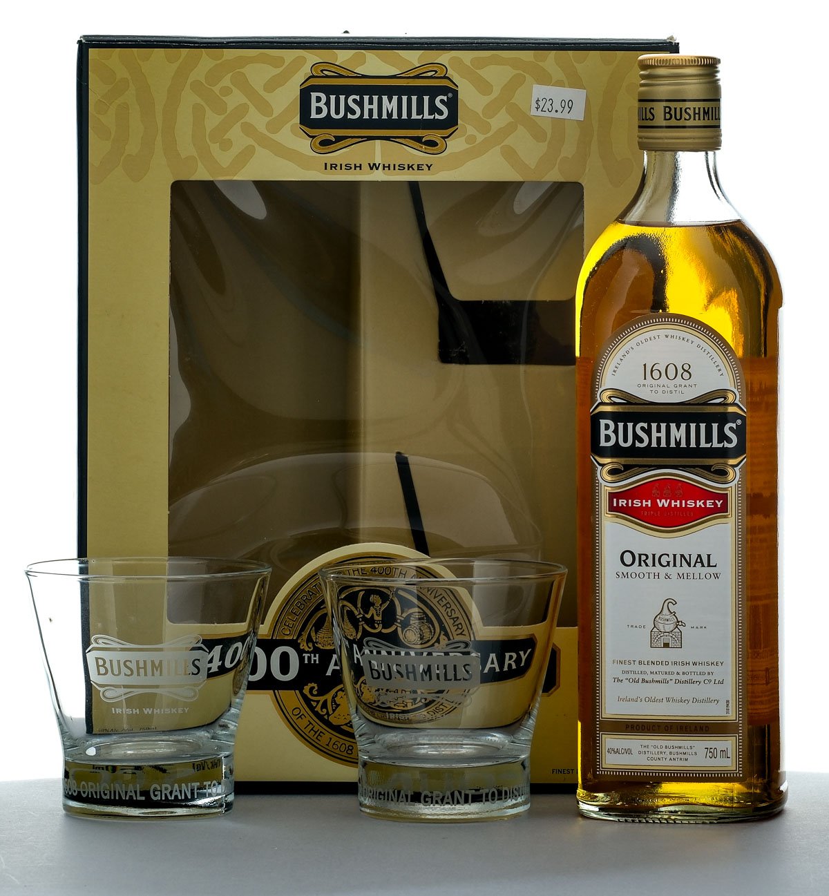 Bushmills 400th Anniversary Irish Whiskey Gift Set