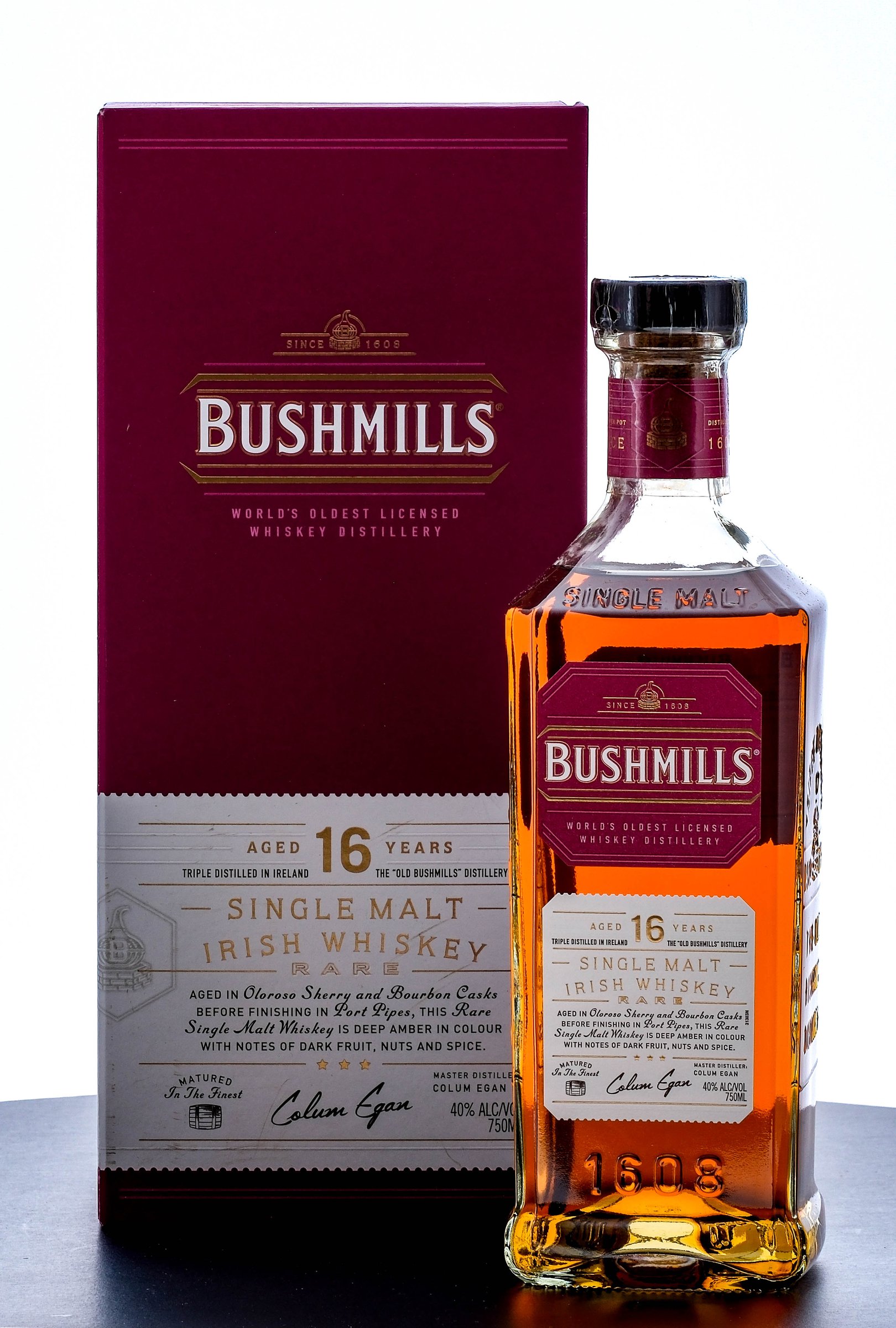 Bushmills Rare 16 Year Single Malt Irish Whiskey