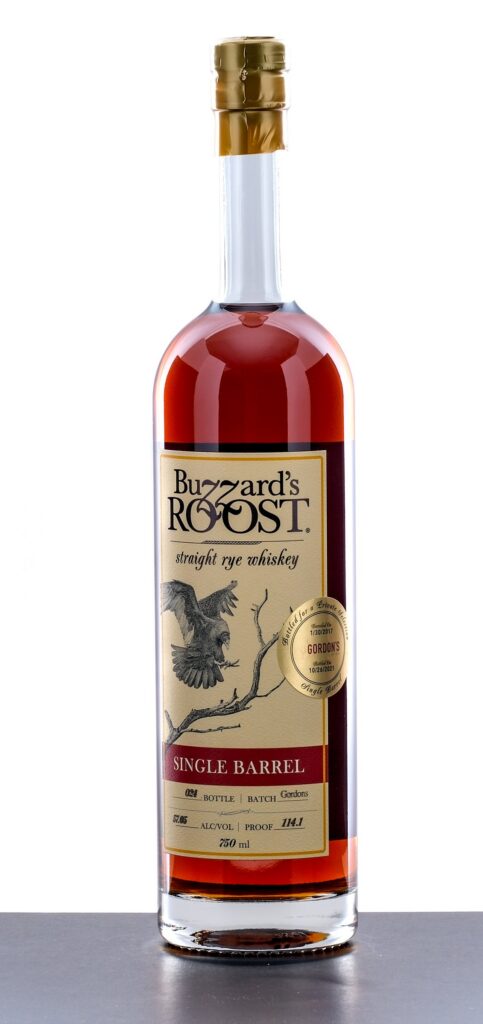 Buzzard's Roost Private Selection Single Barrel Straight Rye 2021