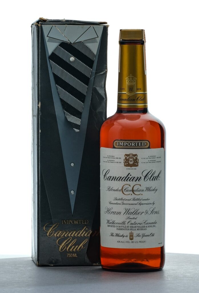 Canadian Club Blended Canadian Whisky 1982