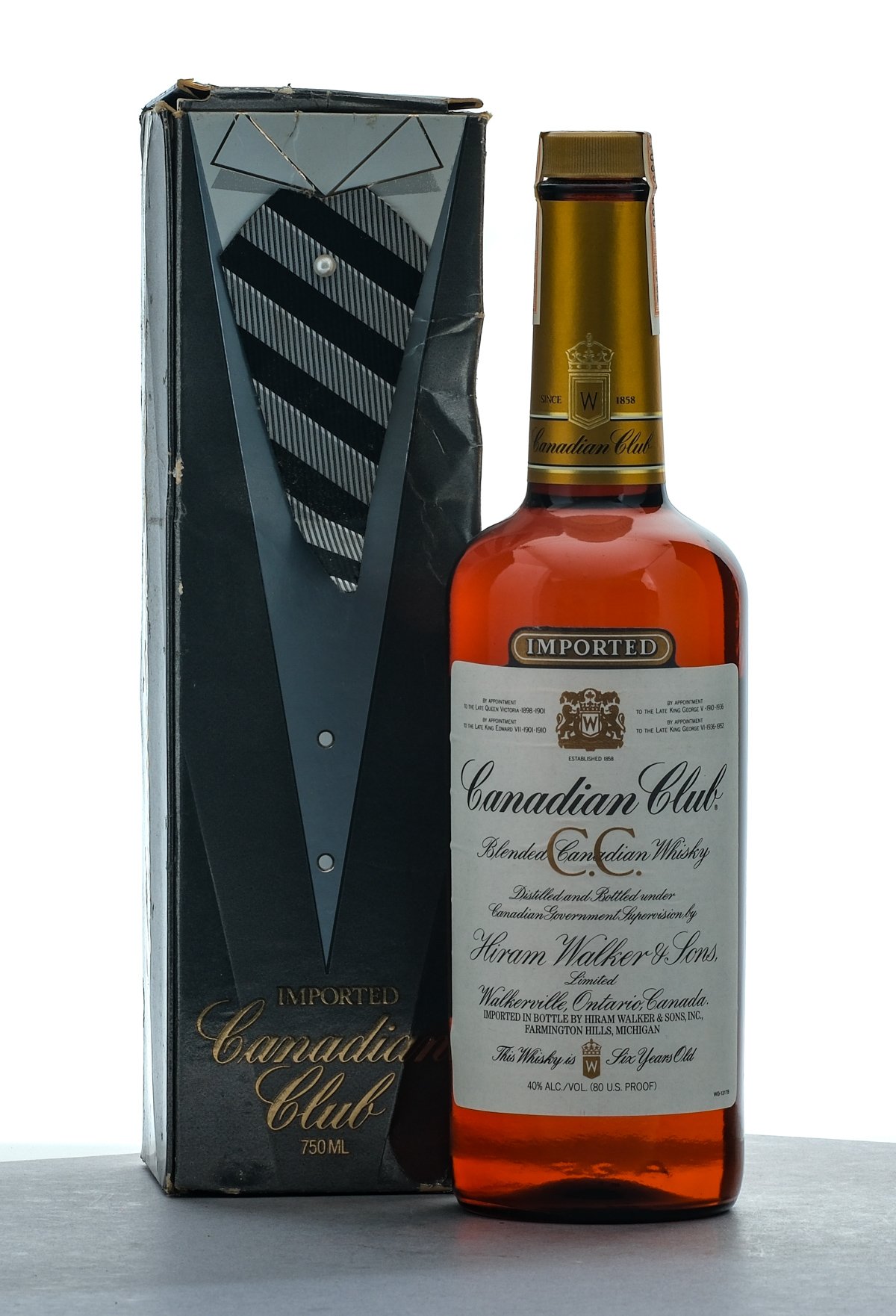 Canadian Club Blended Canadian Whisky 1982