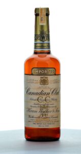 Canadian Club Blended Canadian Whisky Vintage Bottle 1974
