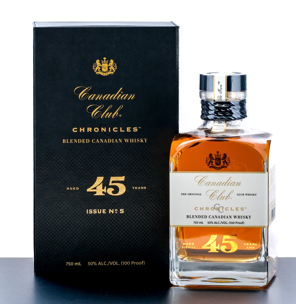 Canadian Club Chronicles 45 year old Issue No.5 "The Icon" Blended Whisky