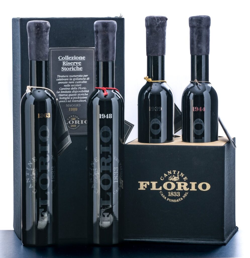 Cantine Florio Riserve Storiche 1939 1944 1948 1963 4 bottle set