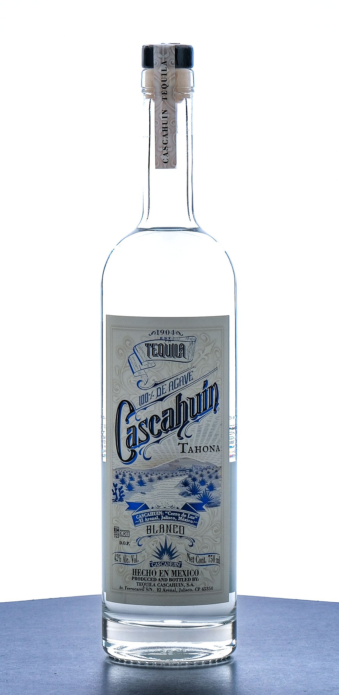 Cascahuin Tahona Blanco Mexican Tequila
