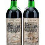 Chateau DuHart-Milon-Rothschild Grand Cru Classe Pauillac Bordeaux 1974 (2 Bottles)