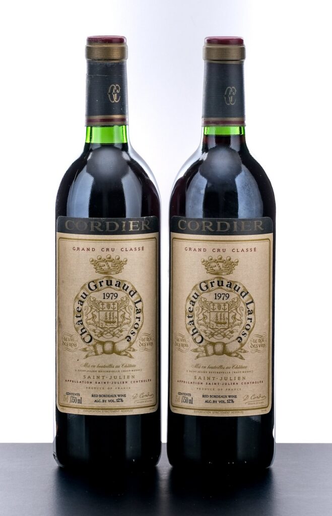 Chateau Gruaud-Larose Grand Cru Classe Bordeaux Red Blend 1979 (2 Bottles)