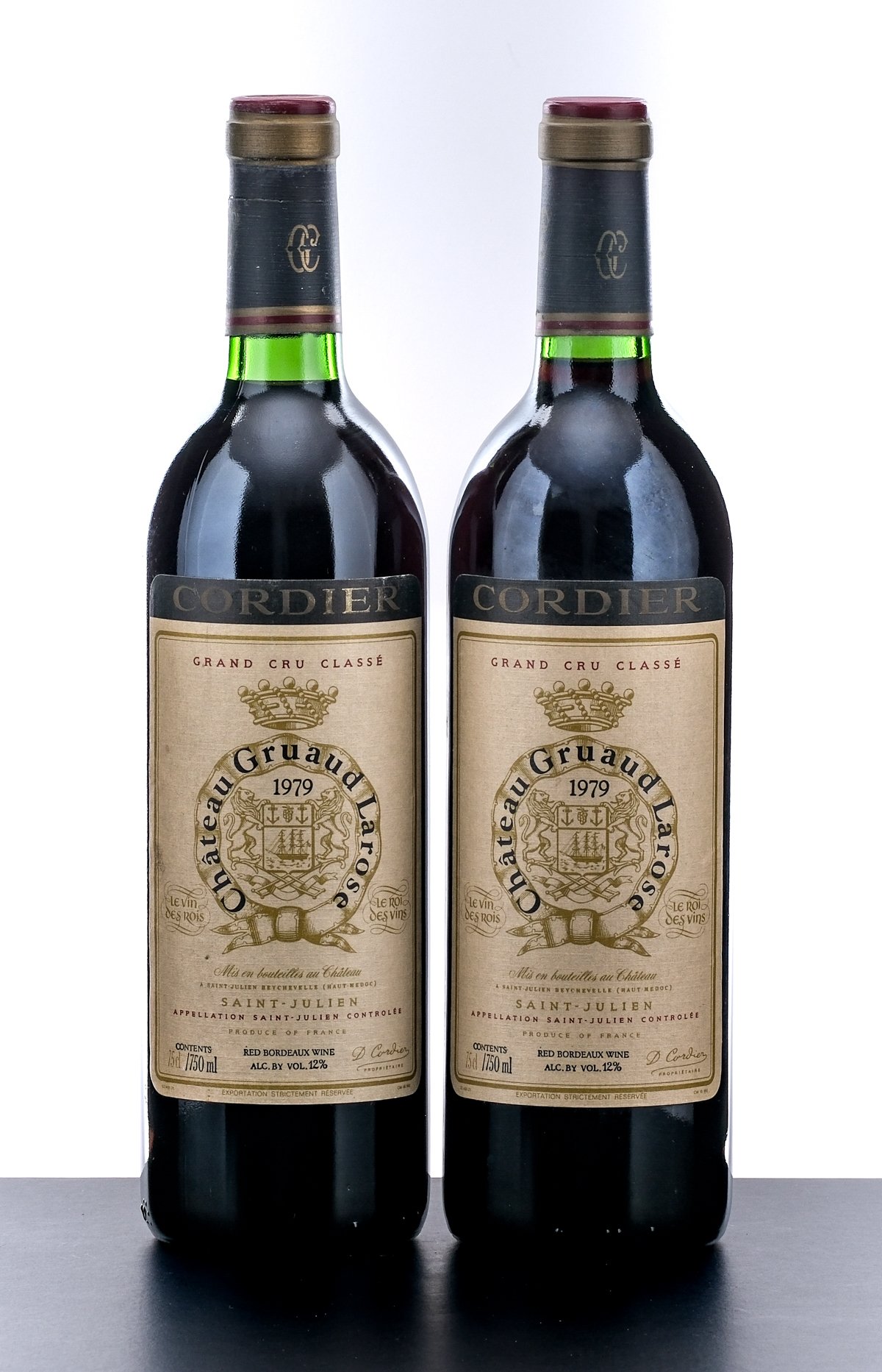 Chateau Gruaud-Larose Grand Cru Classe Bordeaux Red Blend 1979 (2 Bottles)