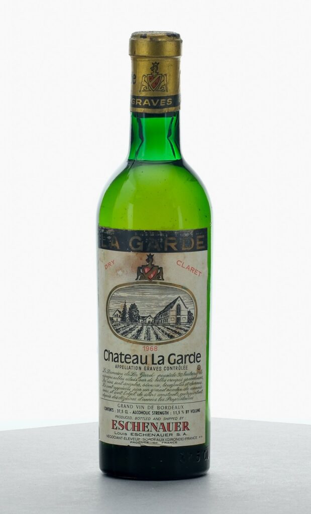 Chateau La Garde Grande Vin de Bordeaux Dry Claret 1968 37.5cl