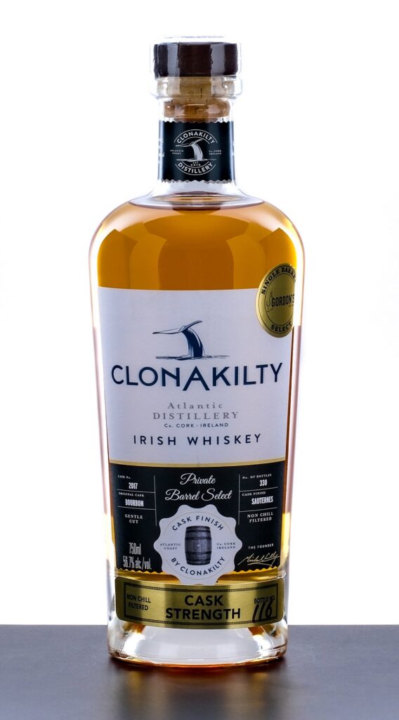Clonakilty Private Barrel Select Cask Strength Irish Whiskey