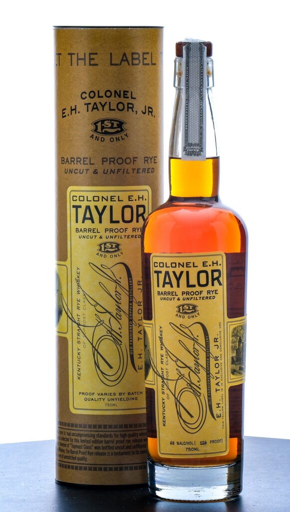 Colonel E.H. Taylor Barrel Proof Uncut & Unfiltered Rye 2022