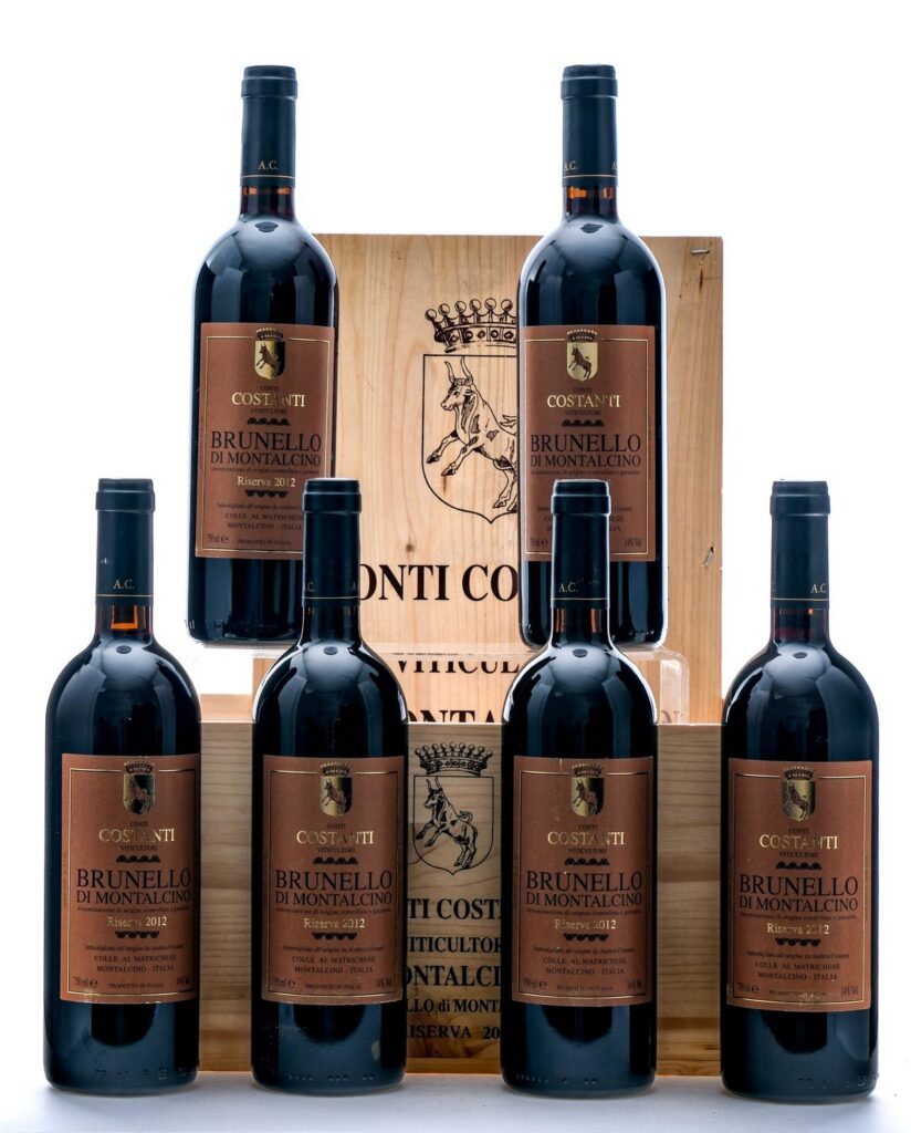 Conti Costanti Viticultori Riserva Brunello Montalcino 2012 Case (6 Bottles)