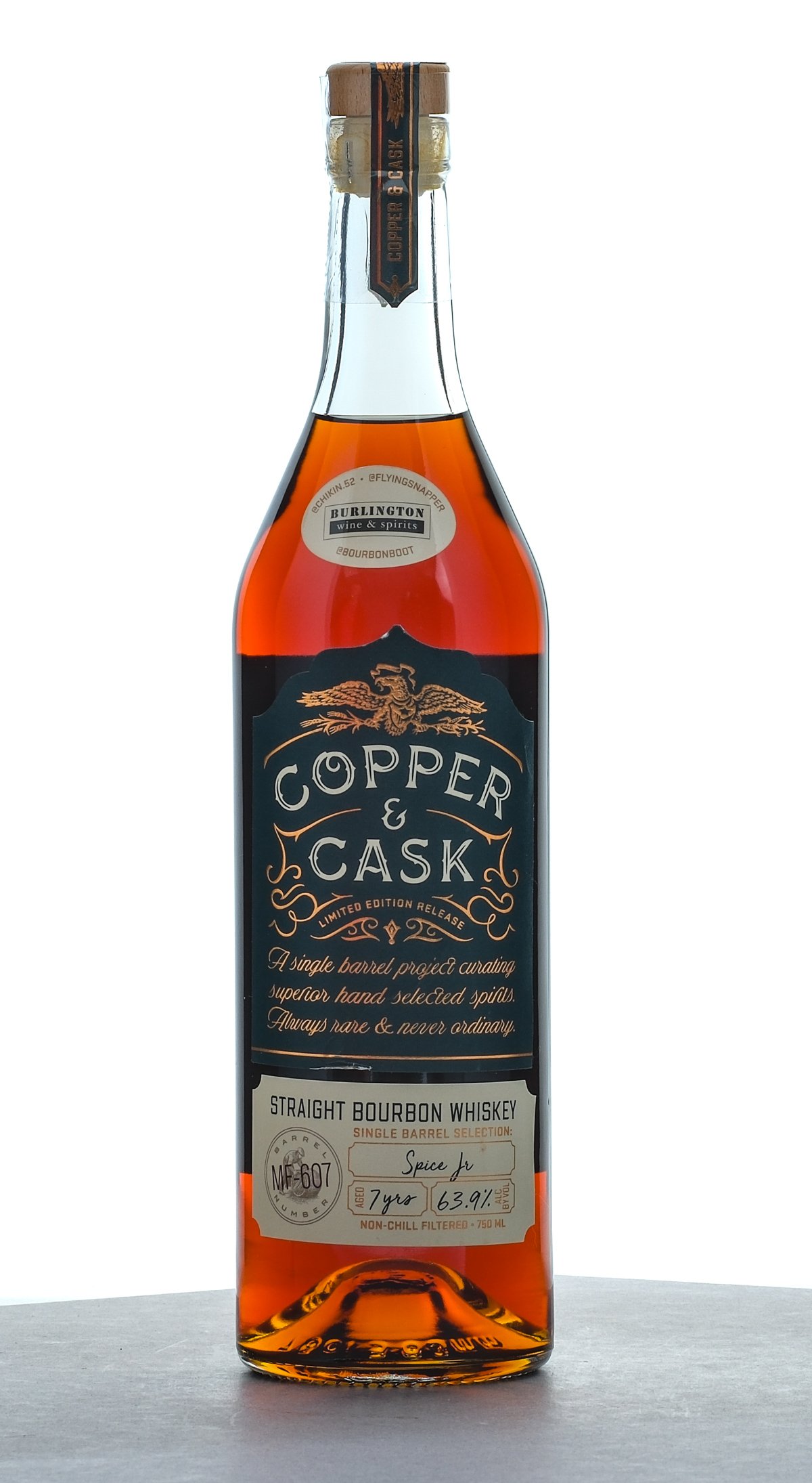 Copper & Cask 7 Year Single Barrle Selection Straight Bourbon 2024