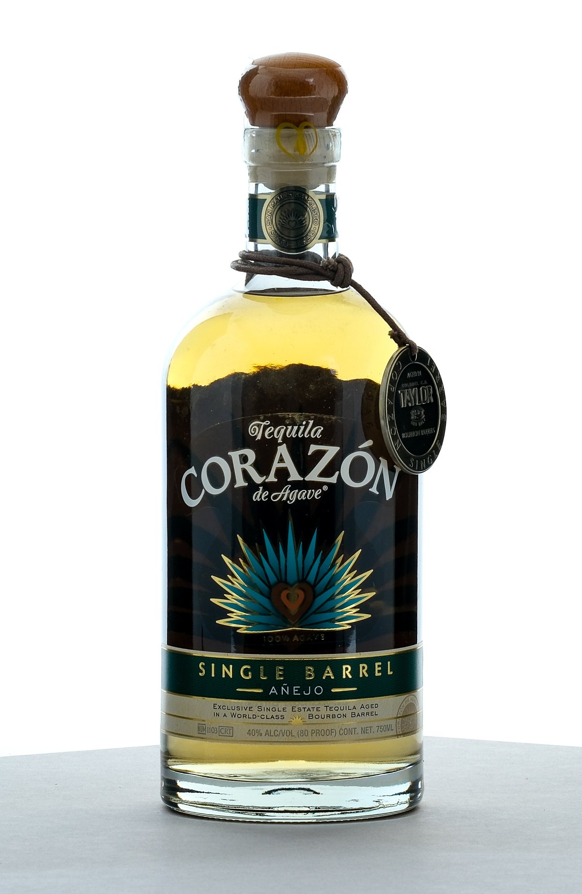 Corazon Single Barrel Colonel E.H. Taylor Bourbon Barrel Aged Tequila Anejo