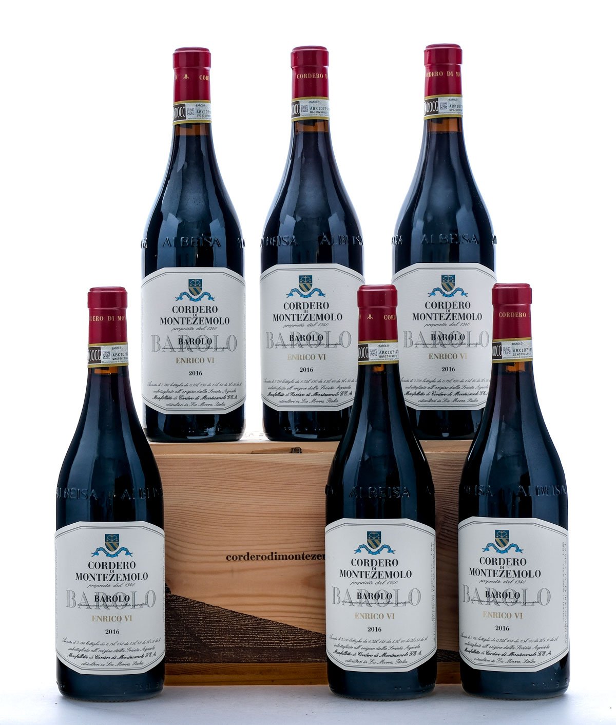 Cordero di Montezemolo Barolo Enrico VI 2016 Piemonte Case (6 Bottles)