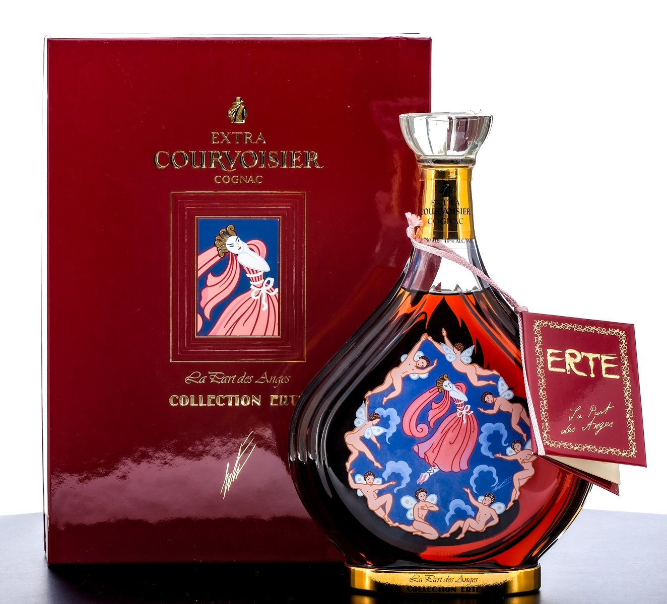 Courvoisier Erte Collection La Parte de Anges Cognac 1988