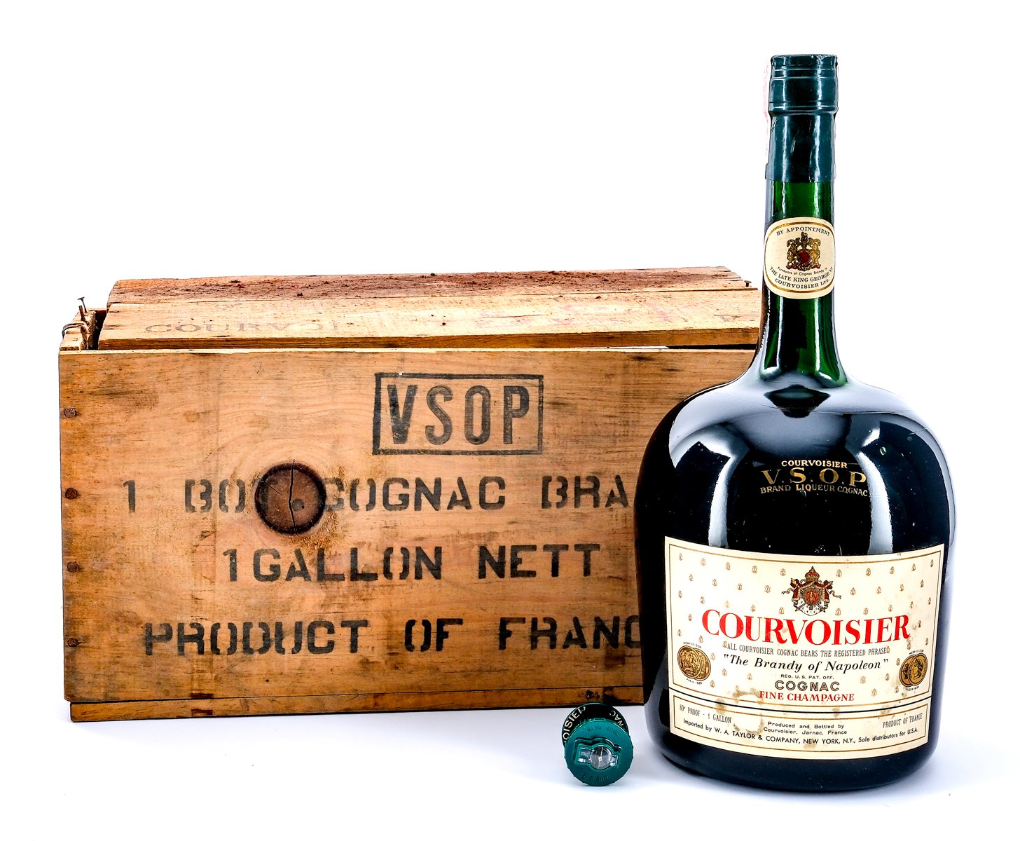 Courvoisier V.S.O.P. Fine Champagne Cognac Vintage Bottle