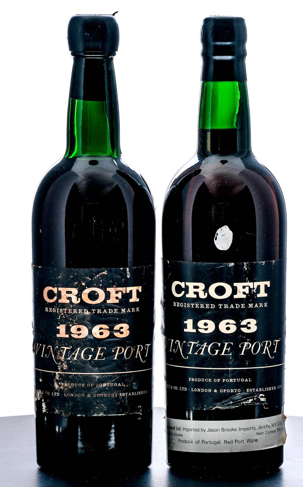 Croft Vintage Port 1963 Group (2 Bottles)