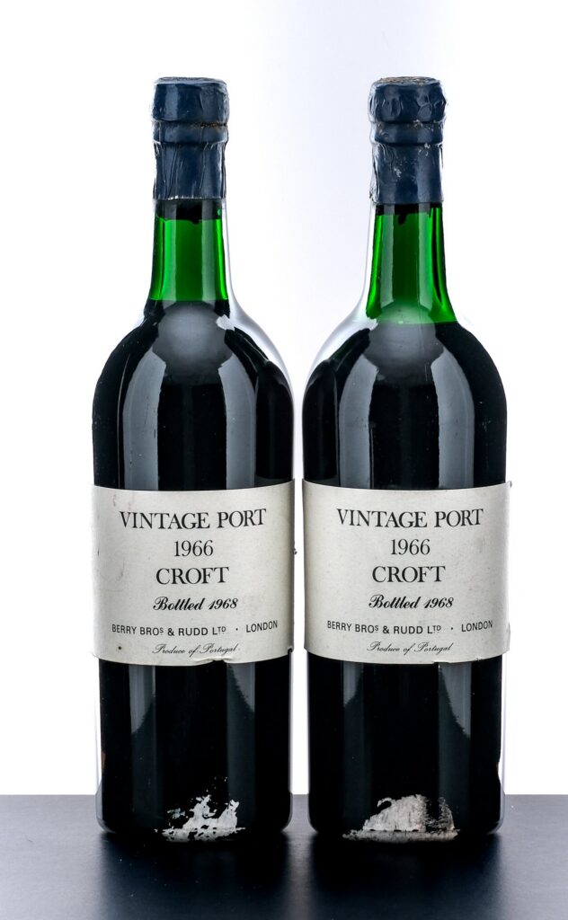 Croft Vintage Port Wine 1966 (2 Bottles) Berry Bros. & Rudd