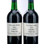 Croft Vintage Port Wine 1966 (2 Bottles) Berry Bros. & Rudd