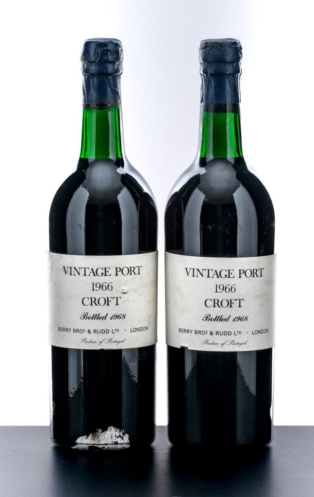 Croft Vintage Port Wine 1966 (2 Bottles) Berry Bros. & Rudd