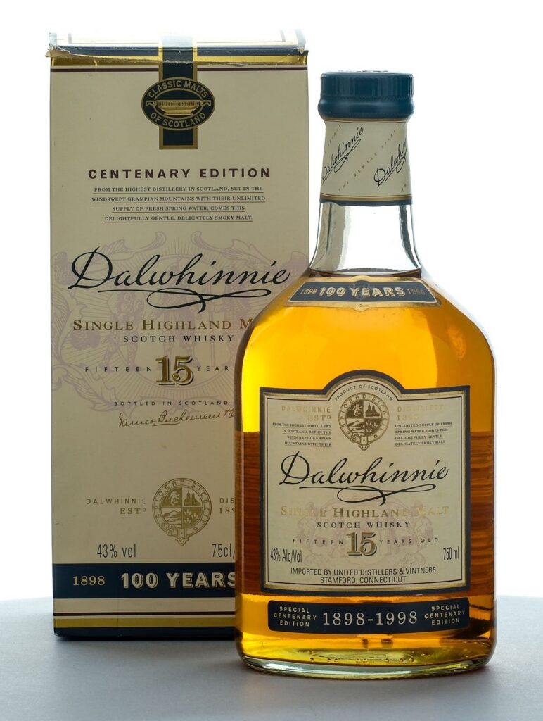 Dalwhinnie Centenary Edition 15 Year Single Highland Malt Scotch