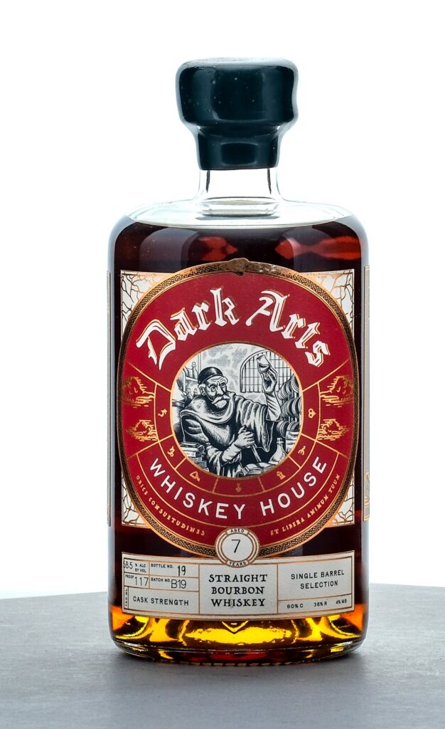 Dark Arts Whiskey House 7 Year Single Barrel Selection Cask Strength Straight Bourbon Batch No. B19