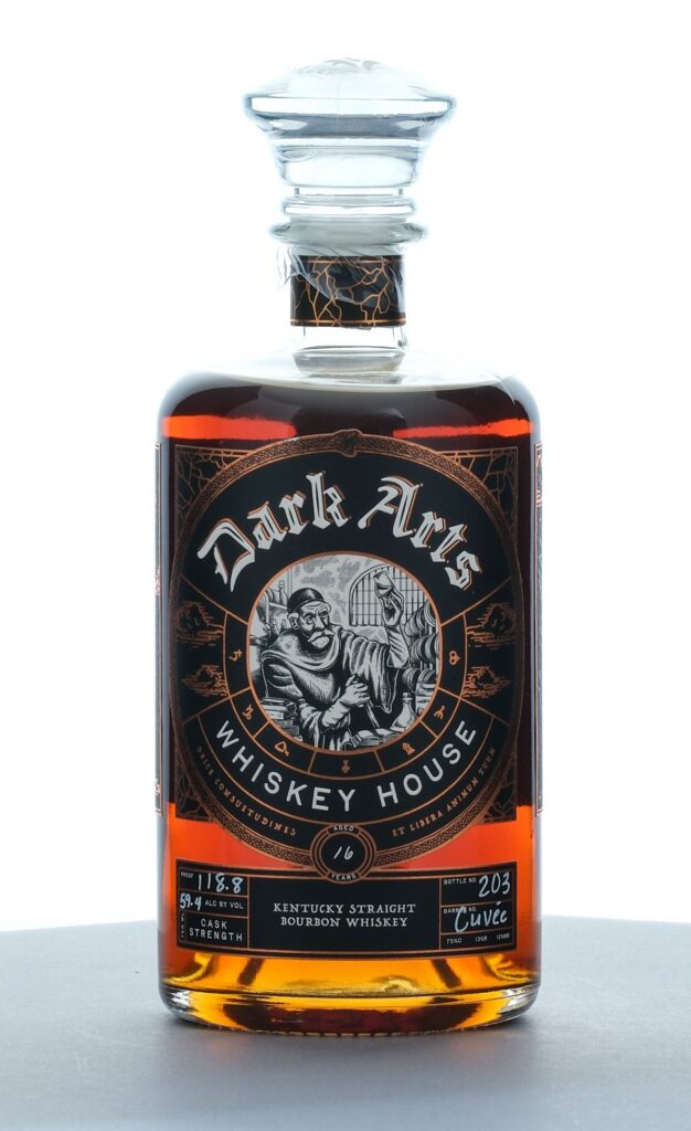 Dark Arts Whiskey House Cuvee Chief Alchemist's Reserve Liquid Gold 16 Year Cask Strength Straight Bourbon 2025