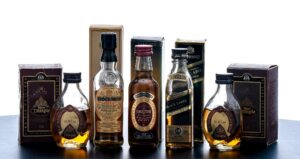 Dimple/Johnnie Walker/Knockando/Singleton Scotch Vintage Mini Group (5 Bottles)