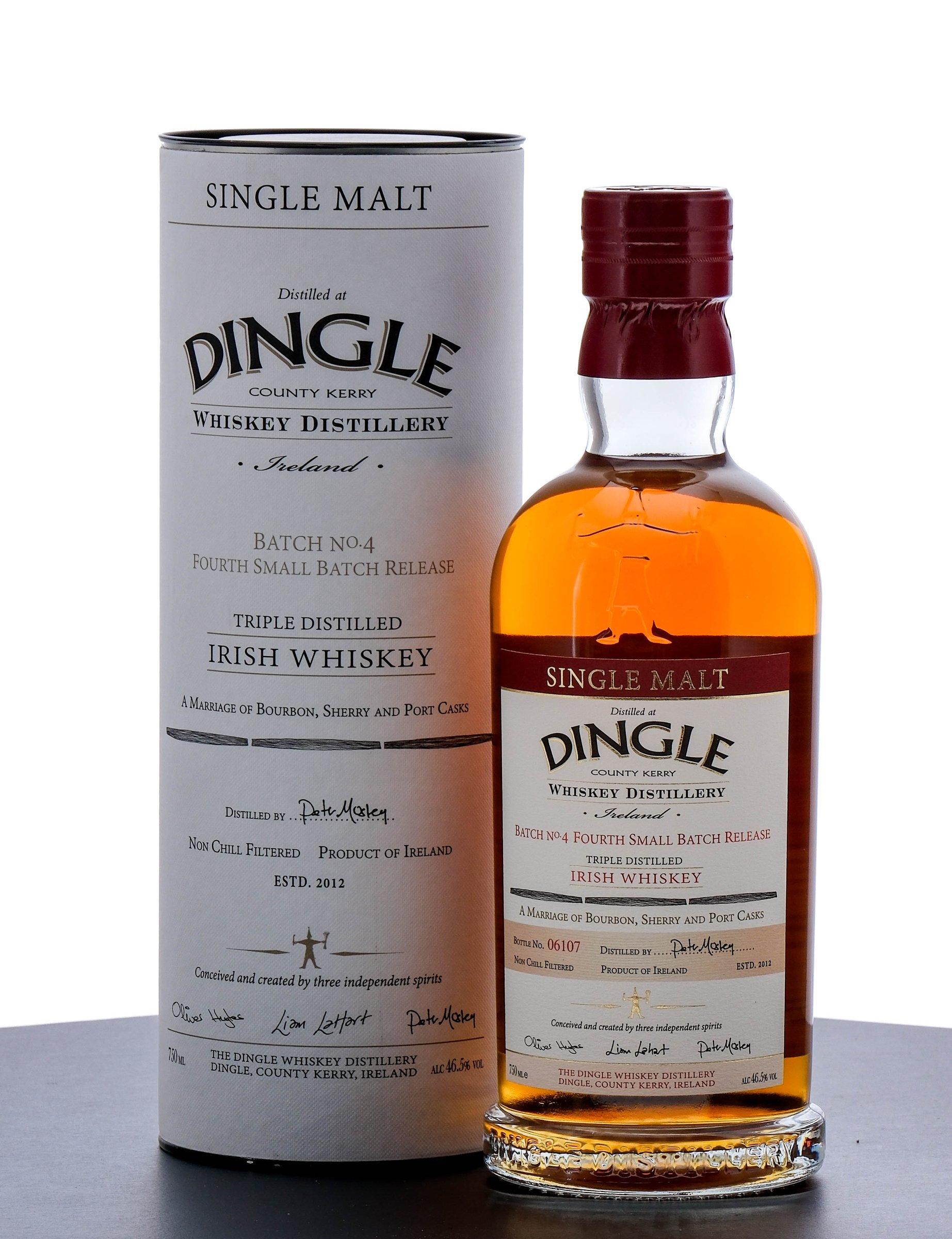Dingle Batch No. 4 Small Batch Release Single Malt Triple Distilled Irish Whiskey