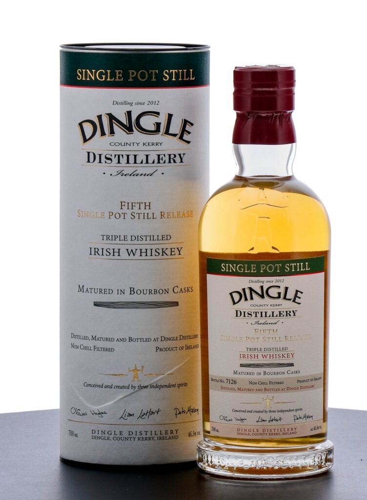 Dingle Fifth Single Pot Still Release Triple Distilled Irish Whiskey